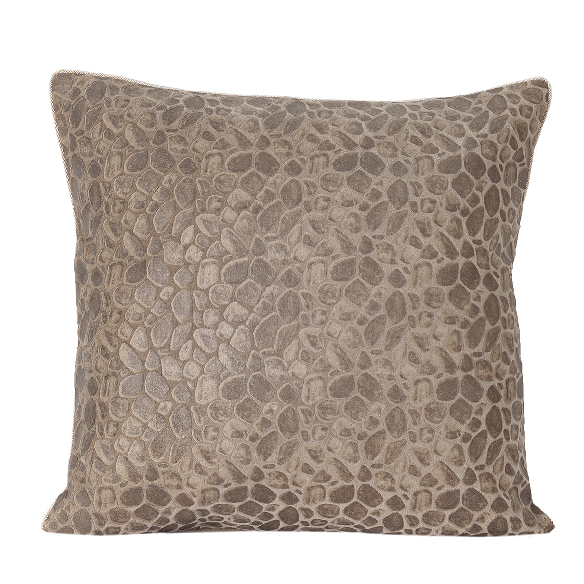 Vintage Transparent Foile Print Ore-Rerun Cushion Cover Neutral