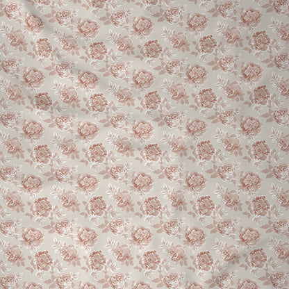 Backyard Patio Silvie Printed 100%Cotton Red Bed Sheet with Pillow Case