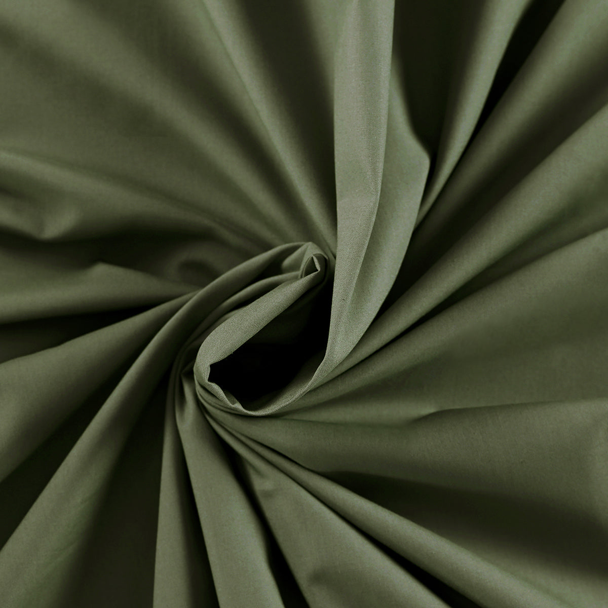 Slumber Plain Easy Care Percale 100% Cotton Green Crisp Bed Sheet with Pillow Case