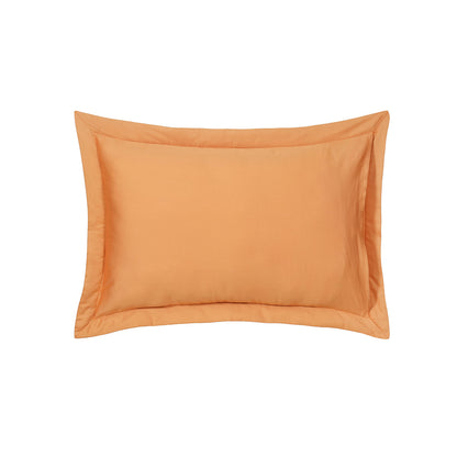 Whimsy Nature Brush Strokes Pillow Sham Set Rust