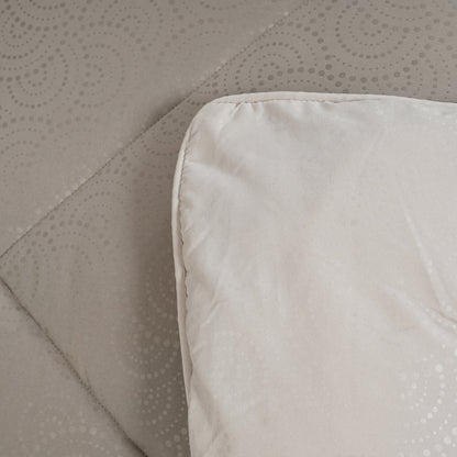 Gravel reversible textured Green Quilt