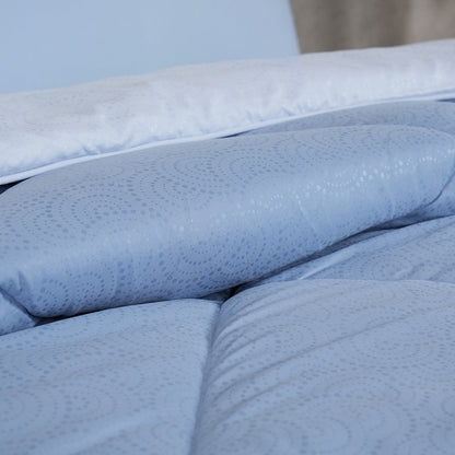 Gravel 250 GSM reversible textured Blue Quilt