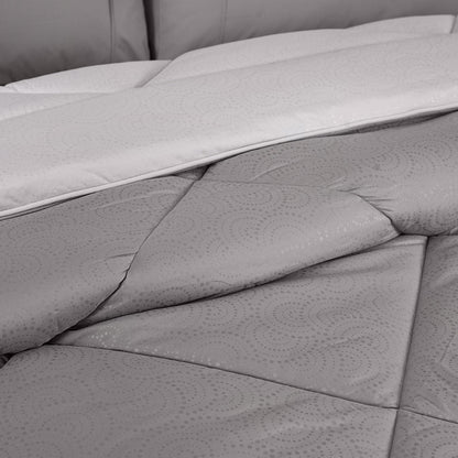 Gravel 250 GSM reversible textured Grey Quilt
