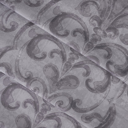 PBS Vintage Chic Dawson 100% Cotton Bedsheet with Pillow Case Grey