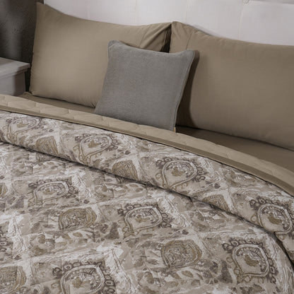 PBS Vintage Chic Edmund 6 Pcs Quilt Set /Quilted Bed Cover Beige