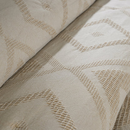 Rurban Elegance Argyl 11 pcs Quilt/Quilted Bed Cover Set Beige