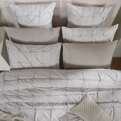 Rurban Elegance Distressed Corners 11 pcs Quilt/Quilted Bed Cover Set Neutral