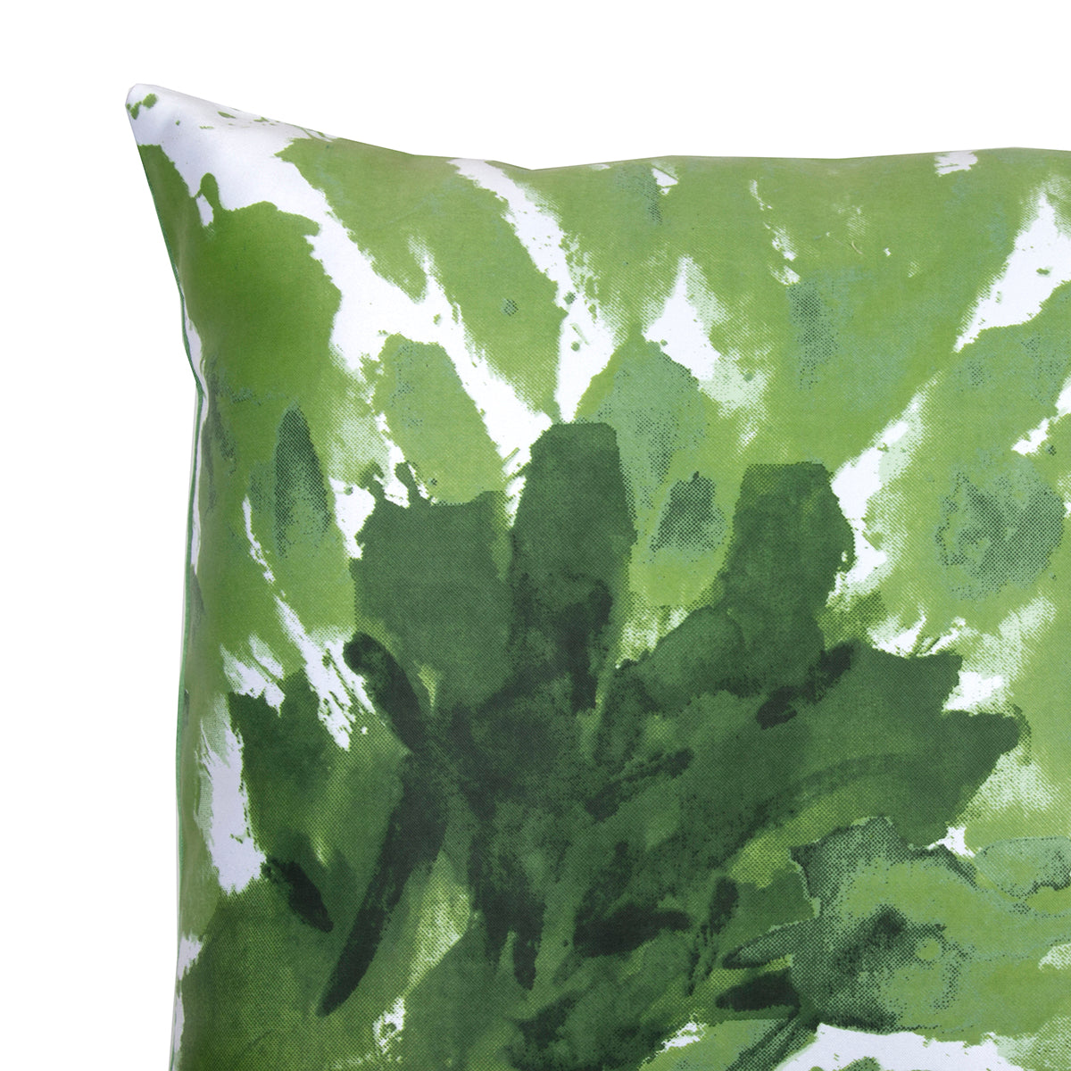 Maspar Printed Flower Burst Cushion Cover Green