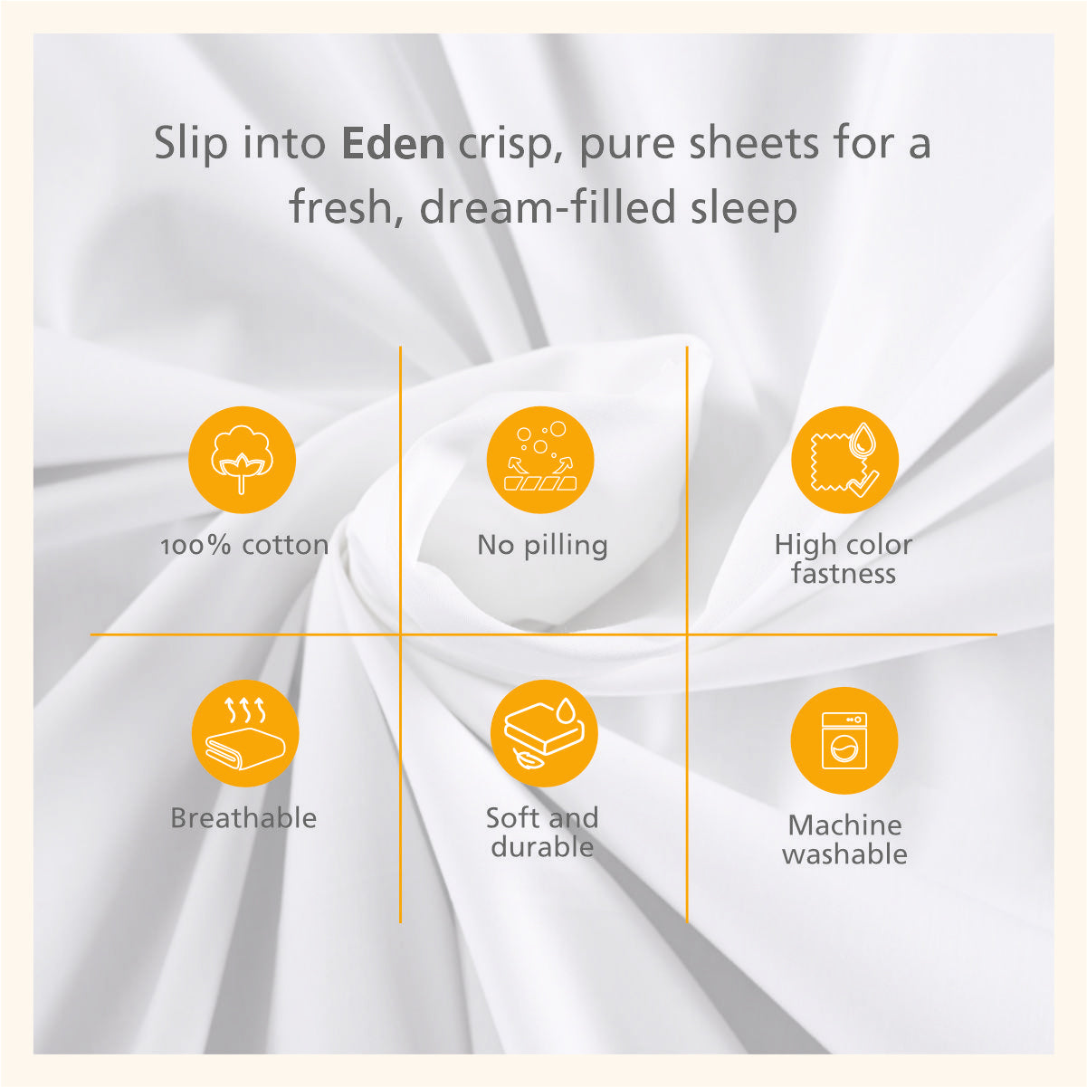 Eden Crisp & Light Weight 100% Cotton Solid Green Bed Sheet with Pillow Case