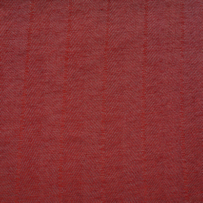 Caroline Woven Herringbone Pattern with Soft Drape Style Red Bed Cover/Blanket