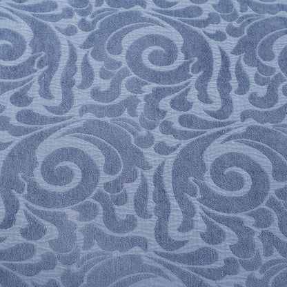 Grandeur Vint Classic  100% Cotton Blue Jacquard Bed Cover Set