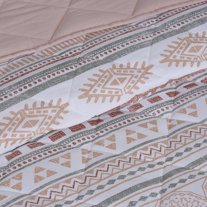 Sensory Bloom Allegra 4 pcs Peach Quilt Set