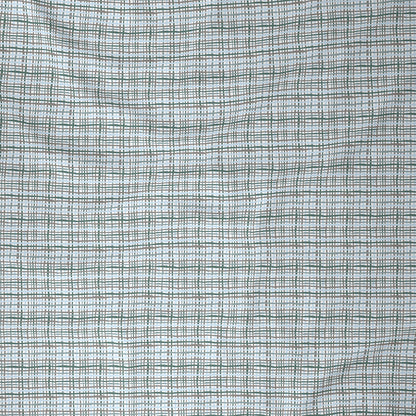 Inhouse Ardour Tiffany Printed 200 TC 100% Cotton Blue Bed Sheet with Pillow Case