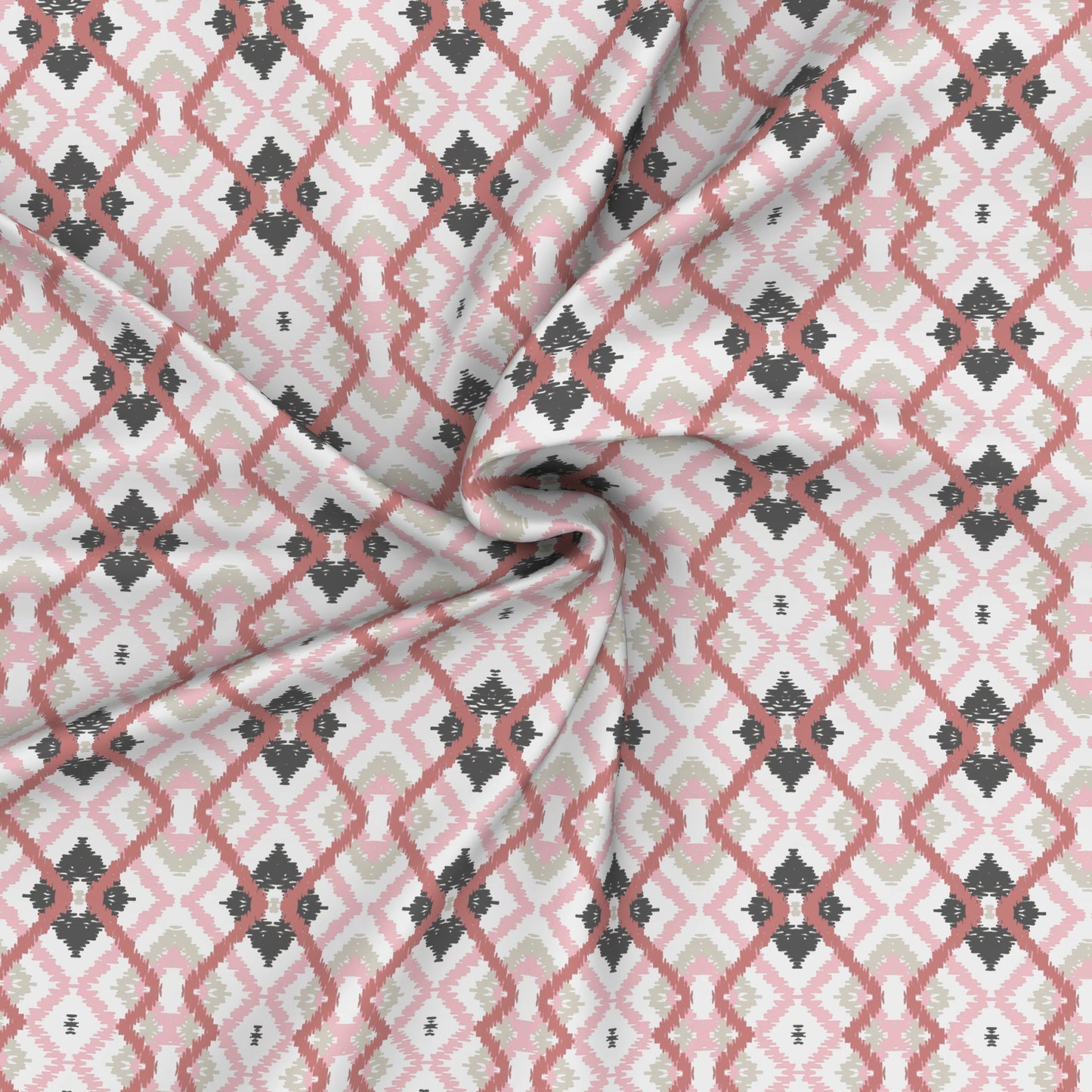 Florescence Cayden Printed 100% Cotton Red Bed Sheet