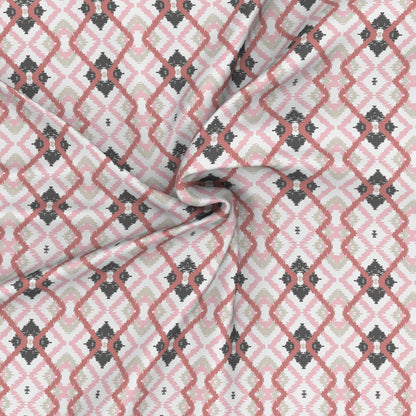 Florescence Cayden Printed 100% Cotton Red Bed Sheet