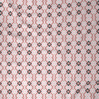 Florescence Cayden Printed 100% Cotton Red Bed Sheet