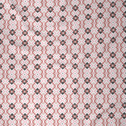 Florescence Cayden Red Bed Sheet with Pillow Case