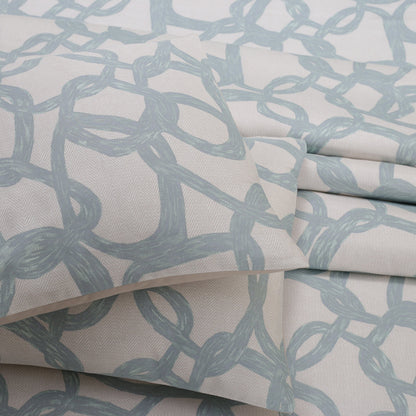 Art Nouveau Harriett Printed 100% Cotton Green Soft Bed Sheet