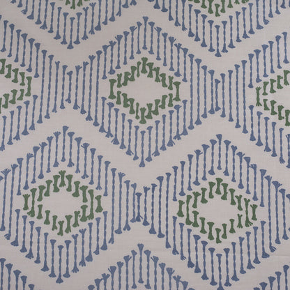 Global Atelier Demon Dash Printed 100% Cotton Blue Soft Bed Sheet