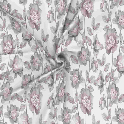 Regency Abigail Printed 210TC 100 %Cotton Neutral Bed Sheet with Pillow Case