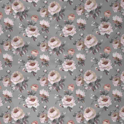 Regency Bouquet Printed 210TC 100 %Cotton Pink Bed Sheet with Pillow Case
