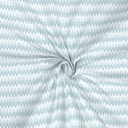 Hermosa Exotic Bouquet Asher Blue Bed Sheet with Pillow Case
