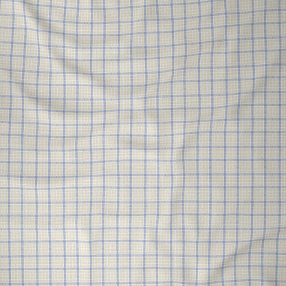 Backyard Patio Adrian Print Blue Bed Sheet with Pillow Case