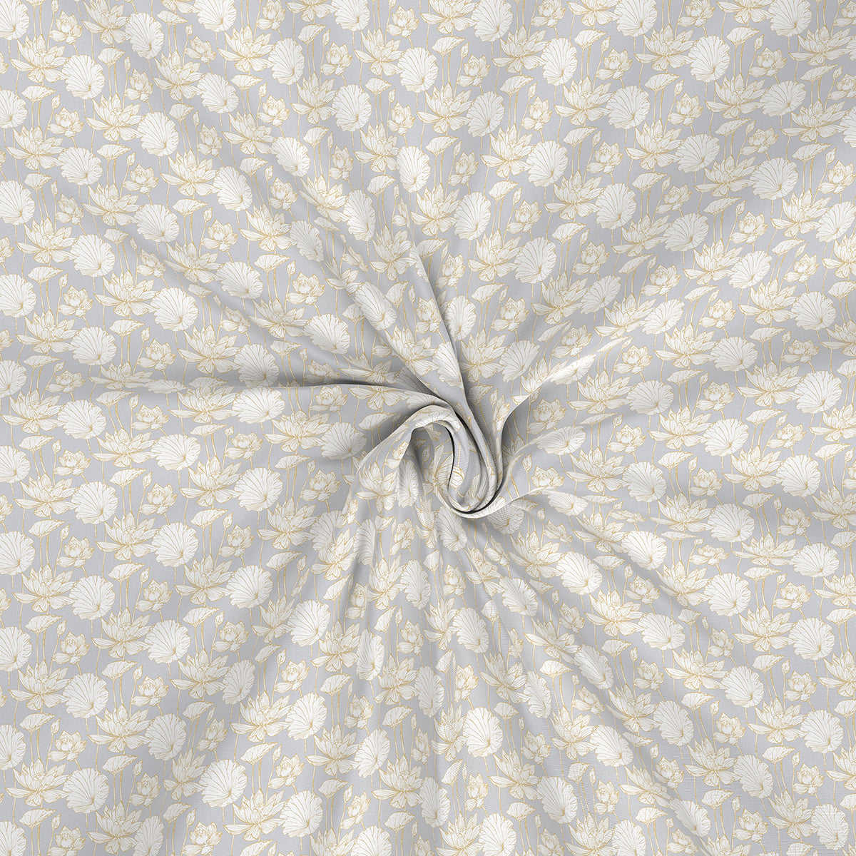 Backyard Patio Albrecht Printed 100%Cotton Yellow Bed Sheet with Pillow Case