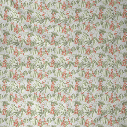 Backyard Patio Farmington Printed 100%Cotton Red Bed Sheet with Pillow Case