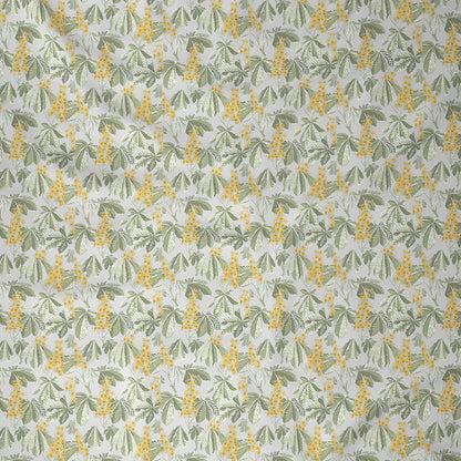 Backyard Patio Farmington Printed 100%Cotton Yellow Bed Sheet with Pillow Case