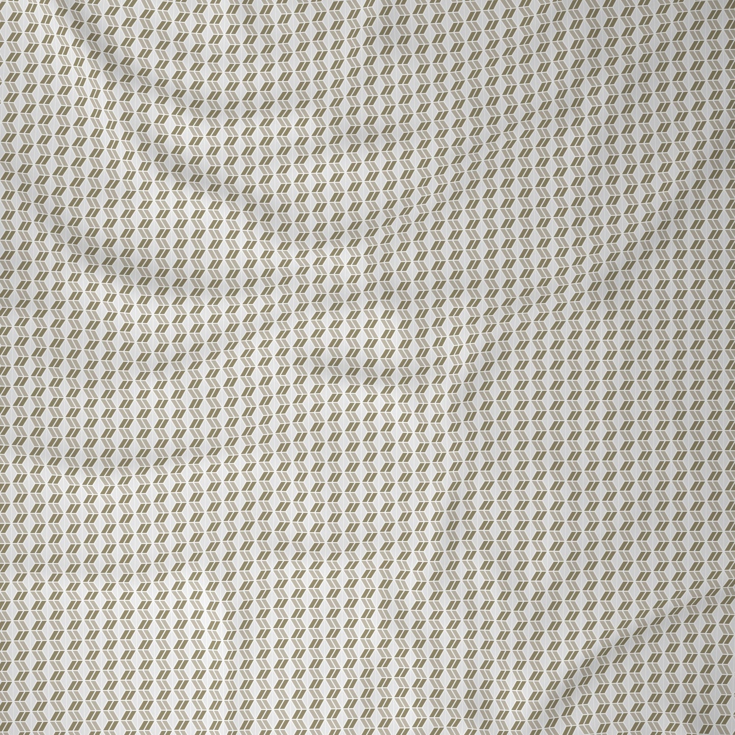 Backyard Patio Morris Printed 100%Cotton Beige Bed Sheet with Pillow Covers