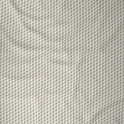 Backyard Patio Morris Printed 100%Cotton Beige Bed Sheet with Pillow Covers