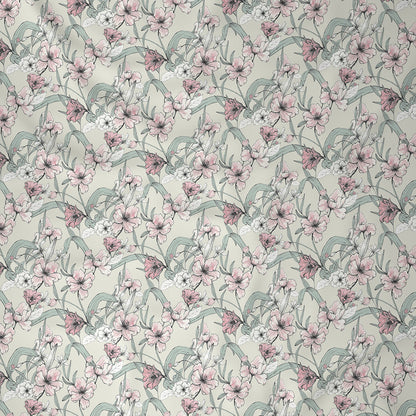 Backyard Patio Valencia Printed 100%Cotton Red Bed Sheet with Pillow Covers