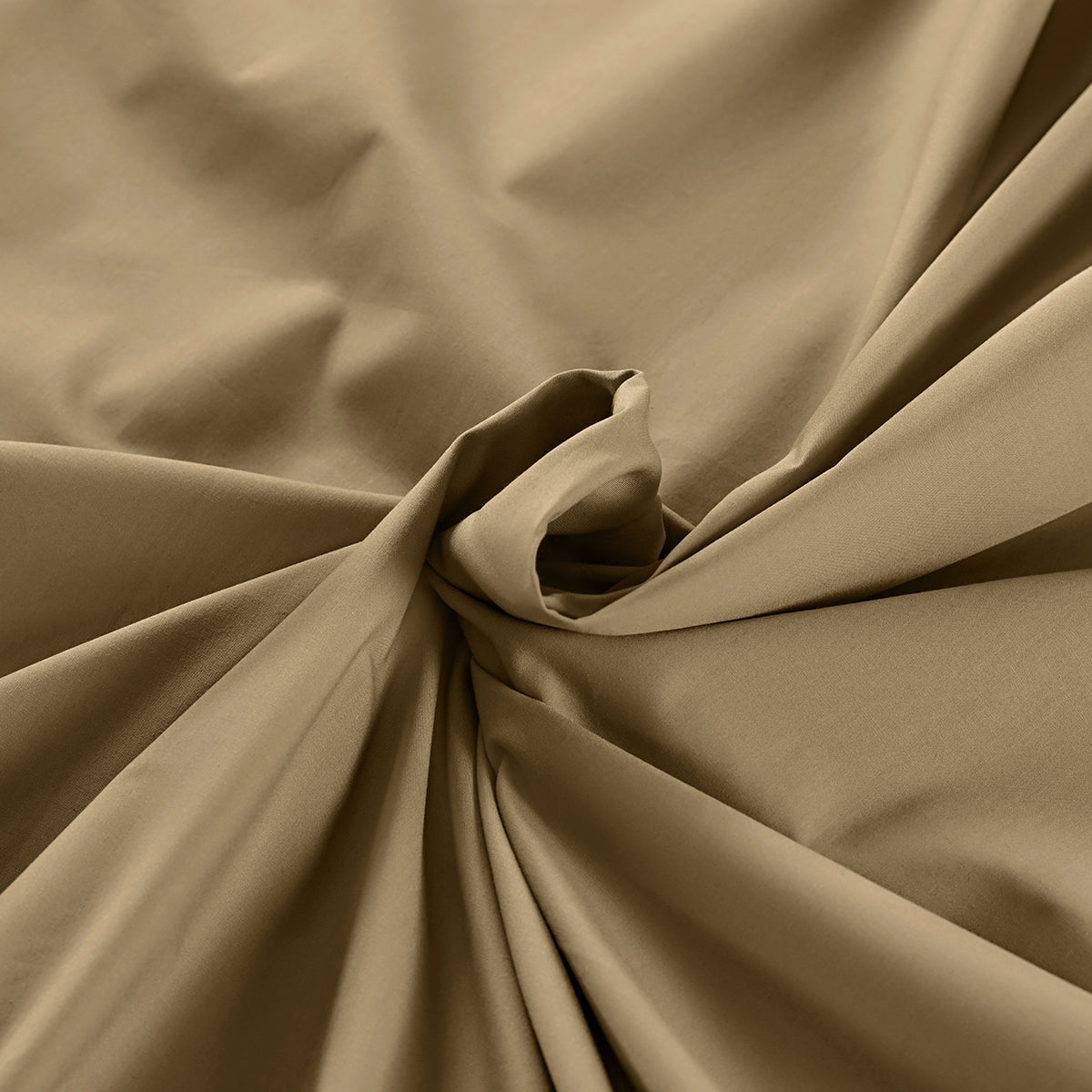 Slumber Plain Easy Care Percale 100% Cotton Yellow/Latte Crisp Bed Sheet with Pillow Case