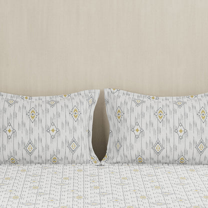 Eclectic Garden Stefani 100%Cotton Print Bed Sheet With Pillow Case