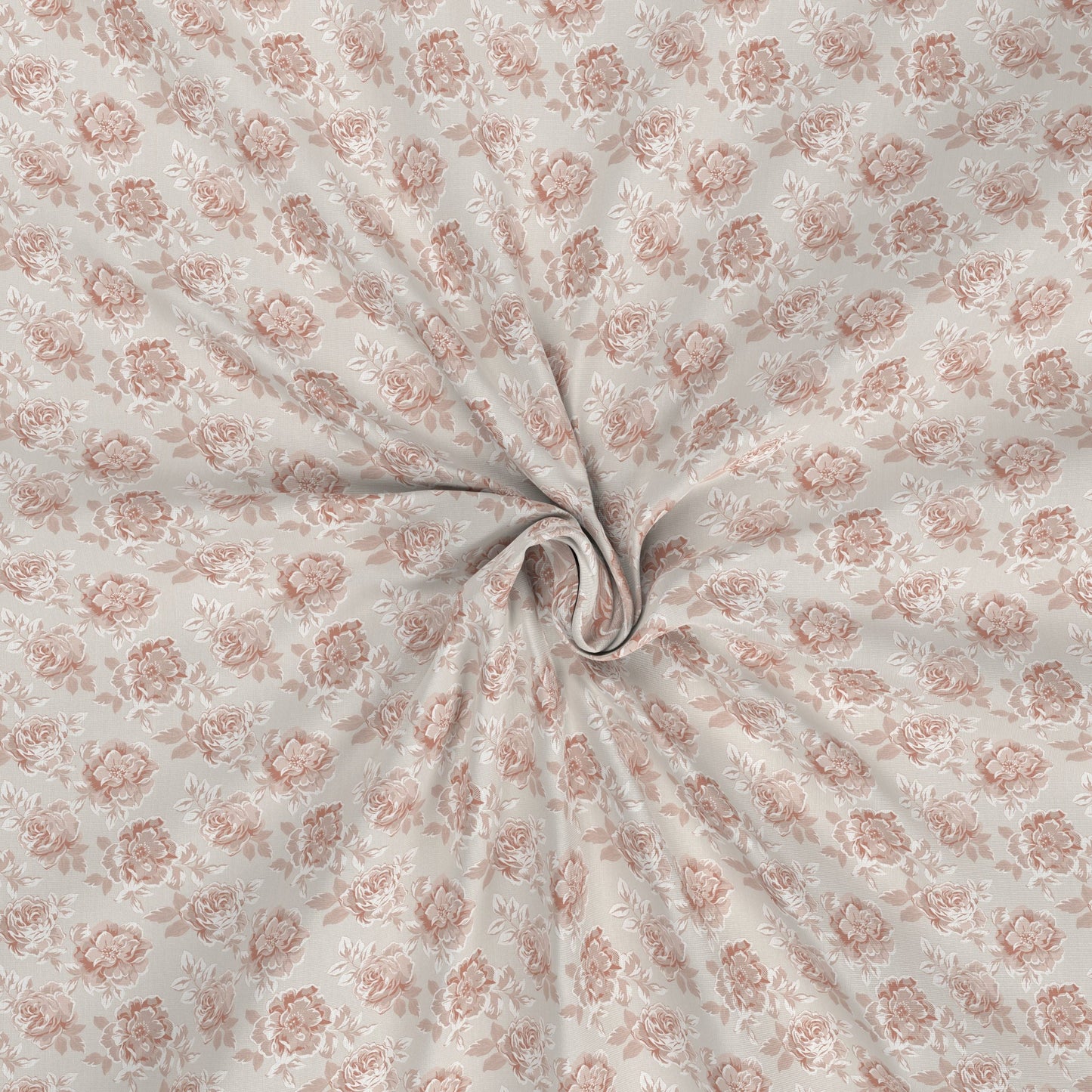 Tranquil Serenity Silvie 100%Cotton Printed Bed Sheet with Pillow Case Red