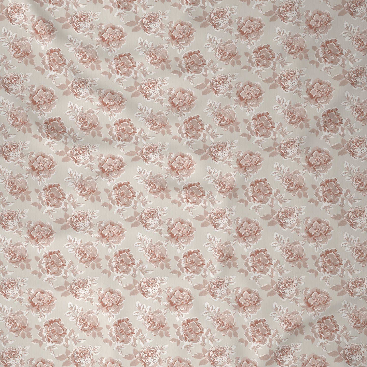 Tranquil Serenity Silvie 100%Cotton Printed Bed Sheet with Pillow Case Red