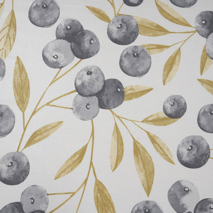Sensory Bloom Myrtille 100% Cotton Mustard Bed Sheet with Pillow Case