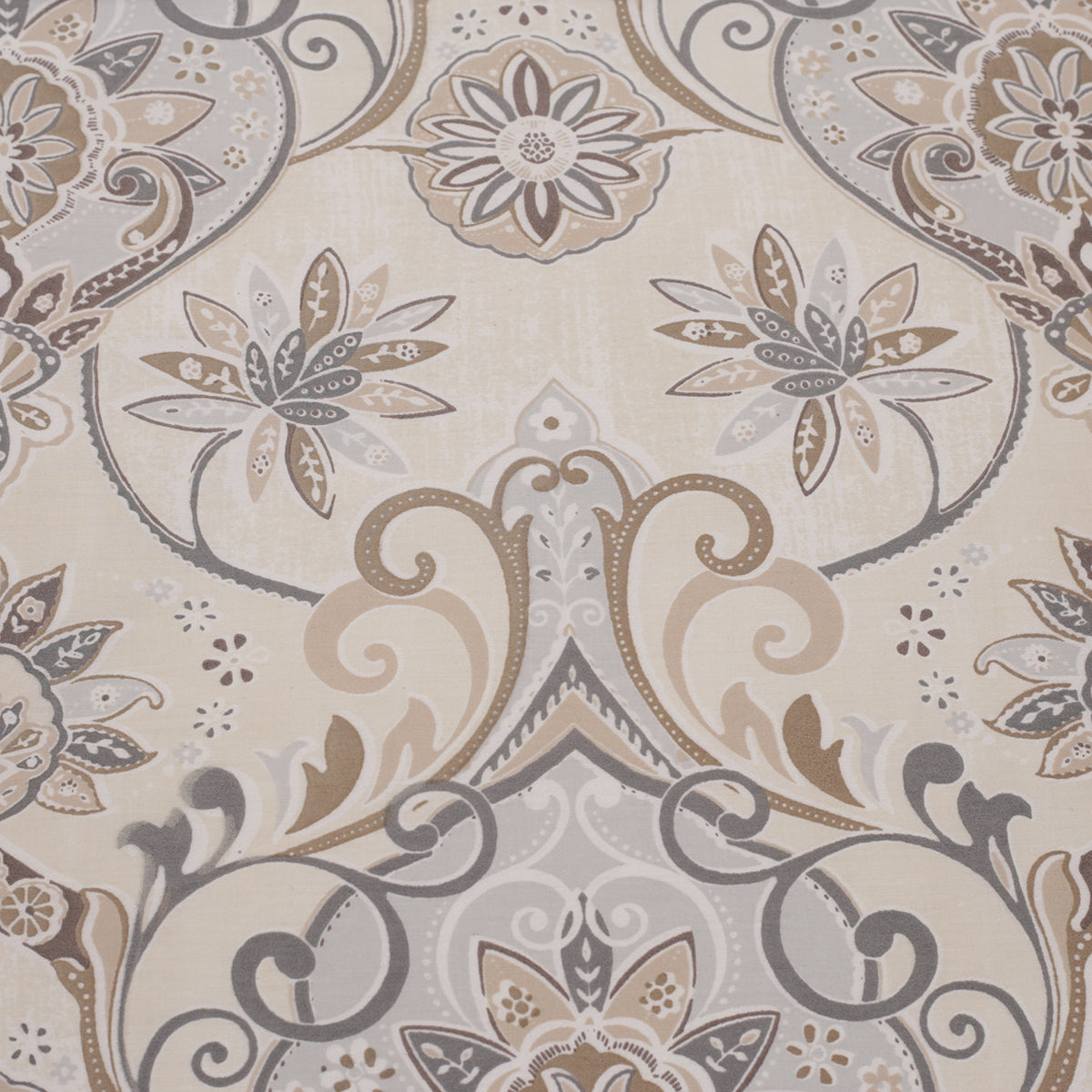 Nouveau Tradition Lawn Rerun Neutral Bed Sheet with Pillow Case