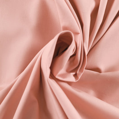Slumber Plain Easy Care Percale 100% Cotton Peach Blossom Crisp Bed Sheet with Pillow Case