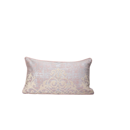 Floral Twrill Foil Print Cushion Cover