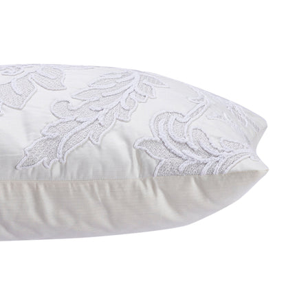 Nostalgic Attire Fancy Finest Beige Embroidered Cushion Cover