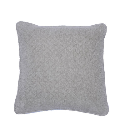 Blaize 100% Cotton Solid Weave Grey Cushion Cover