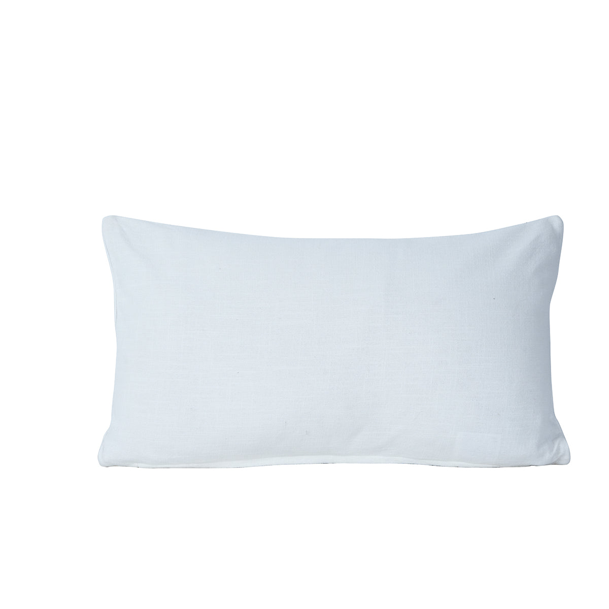 Tranquil Essence Adornment Lacery Embroidered 100% Cotton Beige Cushion Cover