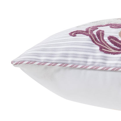 Acanthus Serenity Relic Curve Printed Embroidery Cushion Cover