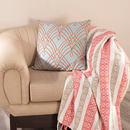 Nouveau Tradition Flow Fly Red Cushion Cover