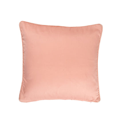Exotic Heritage Diamond Knot Hand Crafted Peach Cushion Cover