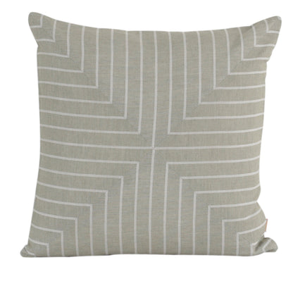 Adore Made With Egyptian Cotton Check And Stripes Cushion Cover
