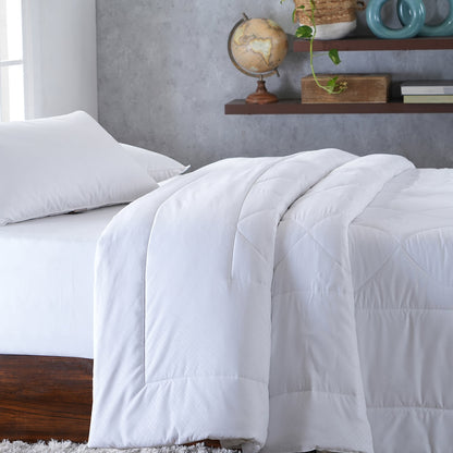 Essentials Ravel Solid White 1PC Duvet