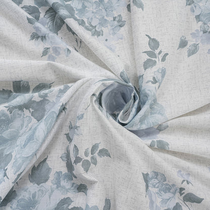 Optimist Bloom 300TC Clarice 100% Cotton Printed Fitted Sheet With Pillow Cover
